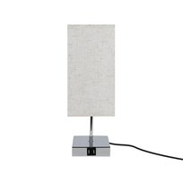 NETTLIFE Dotykowa, ściemniana lampka nocna Vintage z abażurem E27 z funkcją ładowania USB