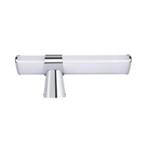 NETTLIFE Kinkiet łazienkowy LED, lampa łazienkowa LED na lustro - Modern Chrome 6W 30CM wodoodporny IP44 neutralny biały 4000K