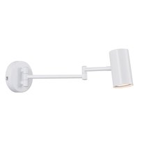 NETTLIFE Kinkiet wewnętrzny GU10 - lampka do sypialni kinkiet punktowy kinkiet nowoczesny biały bez żarówki