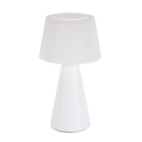 NETTLIFE Lampa stołowa zasilana bateriami, Lampa nocna LED - 3600mhA Bezprzewodowa, ściemnialna Lampa dotykowa z akumulatorem USB Biały