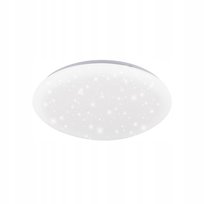 NETTLIFE Lampa sufitowa LED 12 W, 6000 K, 25 cm Neutralna biel Gwiaździste niebo Oświetlenie sufitowe Okrągła lampa do pokoju dziecięcego