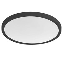 NETTLIFE Lampa sufitowa LED do łazienki, płaska, 30 cm, 24 W, okrągła, biała, do kuchni, nieściemnialna