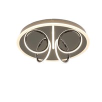 NETTLIFE Lampa sufitowa LED do salonu Ciepła biel 41 W, 3000 K, 43 x 12,5 cm Nowoczesna lampa do sypialni, pokoju dziecięcego, przedpokoju