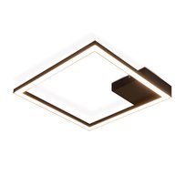 NETTLIFE Lampa sufitowa LED o barwie ciepłej bieli, nowoczesna lampa do przedpokoju czarna 12W 3000K