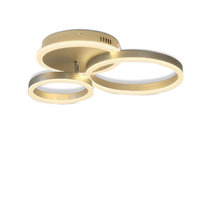 NETTLIFE Lampa sufitowa LED z możliwością przyciemniania i pilotem Modern 46W