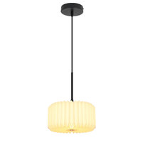 NETTLIFE Lampa wisząca do stołu jadalnego w stylu vintage, biała, z gniazdkiem G9, z 1/2/3/4 ogniami, z papierowym klosem lampy