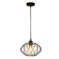NETTLIFE Lampa wisząca Industrialna Czarna lampa wisząca - Vintage Metalowa lampa wisząca E27 Retro Lampa wisząca