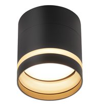 NETTLIFE LED reflektor montowany na powierzchni okrągły reflektor sufitowy czarny 5W reflektor montowany na powierzchni mały akrylowy