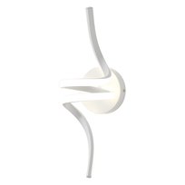 NETTLIFE Nowoczesna biała lampa ścienna LED do wnętrz 7W na schody Ciepła biel 3000K