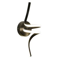 NETTLIFE Nowoczesna czarna lampa ścienna LED 7W do wnętrz na schody Ciepła biel 3000K