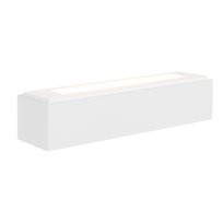 NETTLIFE Nowoczesna lampa ścienna G9 White Plaster do korytarza, schodów, w górę i w dół