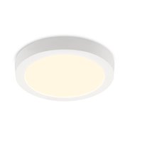 NETTLIFE Nowoczesna okrągła lampa sufitowa LED, 18 W, biała 3000 K, IP44 wodoodporna, do salonu, łazienki, pokoju dziecięcego, sypialni