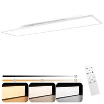 NETTLIFE Panel LED  120x30 z możliwością ściemniania za pomocą pilota 40W czarny