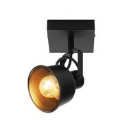 NETTLIFE Reflektor sufitowy 1 płomień vintage kinkiet E14 wysokiej jakości retro design regulowany 350° MAX.40W