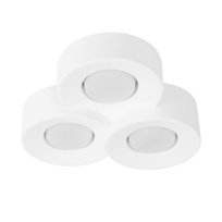 NETTLIFE Reflektor sufitowy do montażu na powierzchni, biały, do przedpokoju, nowoczesne reflektory sufitowe, 3 płomienie, Gx53, maks. 10 W