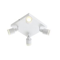 NETTLIFE Reflektory sufitowe czarne, z 1/2/3/4 ogni, z gniazdkami GU10, skręcalne, do wnętrz, metalowe, reflektory sufitowe