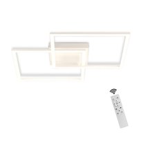 NETTLIFE Ściemnialna lampa sufitowa LED Nowoczesny design Salon z pilotem 52W Lampa kuchenna do sypialni i jadalni