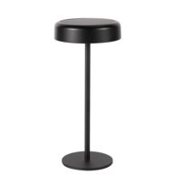 NETTLIFE Solarna lampa stołowa LED Bezprzewodowa ładowalna Dotykowa ściemnialna Czarna 3600mhA z baterią USB