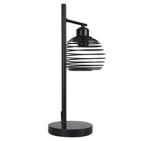 NETTLIFE Vintage Lampa Stołowa Lampka Nocna E27 - Czarna Sypialnia Industrialna Metalowa Lampa Stołowa Max. Retro lampa biurkowa o mocy 40 W