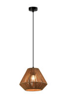 NETTLIFE Vintage lampa wisząca do jadalni 1 żarówka z konopnej liny latarnia projekt E27 lampa do jadalni