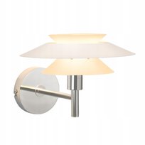 NETTLIFE Wewnętrzny kinkiet do sypialni - Biała metalowa konstrukcja, kreatywna lampa do przedpokoju G9 Bez żarówki (maks. 25W).