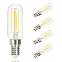 NETTLIFE Zestaw 4 żarówek LED E14 vintage - T25 ciepłobiała żarówka Edisona 2700K 4W ciepła biała żarówka