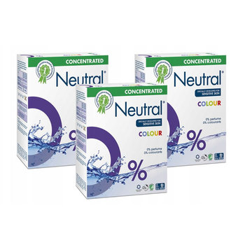 Neutral, Proszek hipoalergiczny do prania kolorowego, 3x1,3 kg, zestaw - Unilever