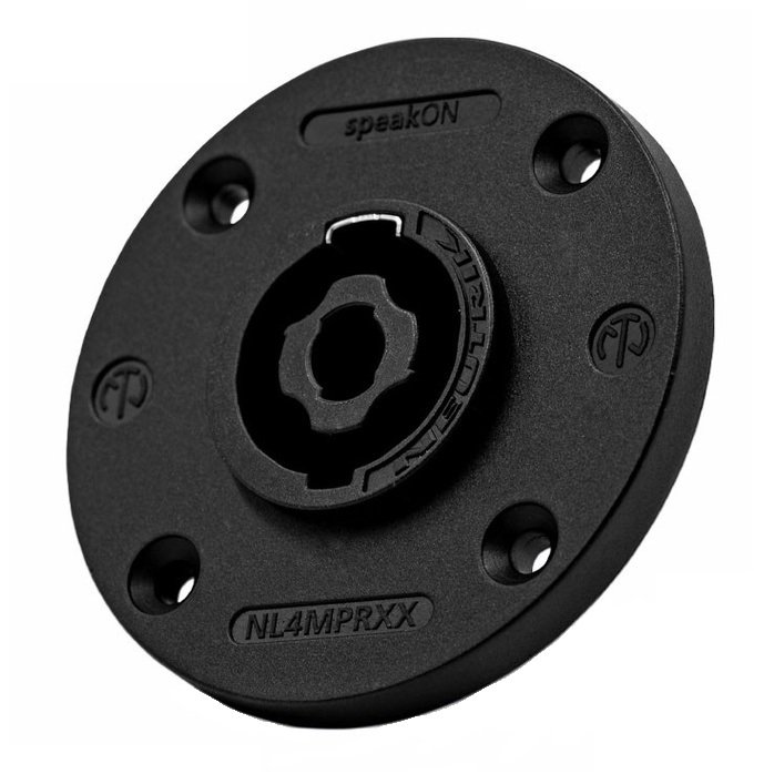 2 Original Neutrik NL4MPRXX Female SpeakON Connectors – Round Configuration, For Speakers