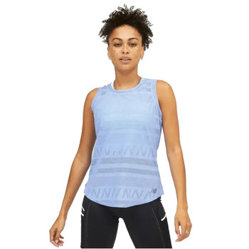 New Balance Q Speed Jacquard Tank Wt13276Vvo Damski T-Shirt Fioletowy - New Balance