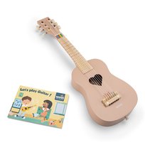 NEW CLASSIC TOYS GITARA DREWNIANA RÓŻOWA Inna marka