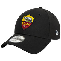 New Era Core 9FORTY AS Roma Cap 60572396, Mężczyzna, Czapka z daszkiem, Czarny New Era