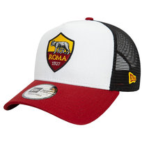 New Era E-Frame AS Roma Core Trucker Cap 60572400, Mężczyzna, Czapka z daszkiem, Czarny New Era