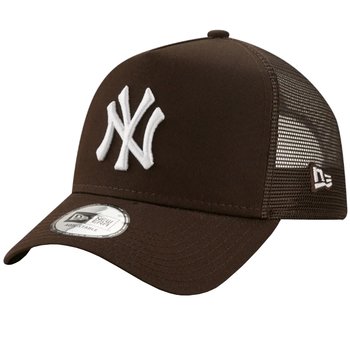 New Era Essential New York Yankees League Trucker Cap 60284919, Mężczyzna, Czapka z daszkiem, Brązowy - New Era