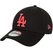 New Era League Essentials 940 Los Angeles Dodgers Cap 60435202, Mężczyzna, Czapka z daszkiem, Czarny New Era