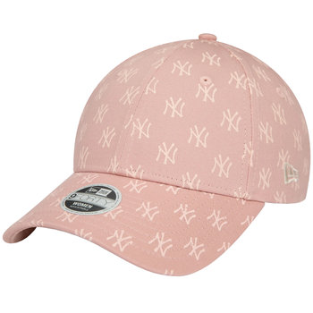 New Era Wmns Monogram 9FORTY New York Yankees Cap 60434993, Kobieta, Czapka z daszkiem, Różowy - New Era