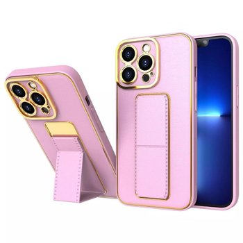 New Kickstand Case etui do iPhone 13 Pro z podstawką różowy - 4kom