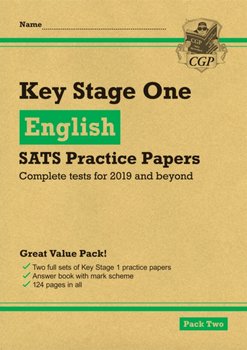 New KS1 English SATS Practice Papers: Pack 2 (for the tests in 2019) - Cgp Books