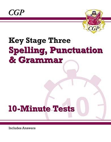 New Ks3 Spelling Punctuation And Grammar 10 Minute Tests Includes Answers Opracowanie