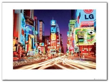 New York Times Square plakat obraz 80x60cm - Wizard+Genius