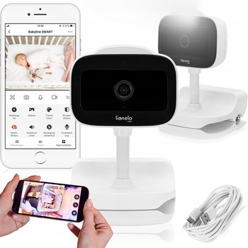 Niania elektroniczna KAMERA obrotowa tryb nocny lampka lionelo Babyline Go - Lionelo