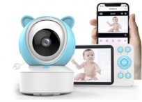 NIANIA ELEKTRYCZNA ELEKTRONICZNA WIFI Z KAMERA OBROTOWA I MONITOR APLIKACJA