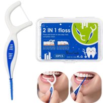 Nić Dentystyczna Nici Do Zębów Szczoteczki Międzyzębowe Silikonowe 50 Szt