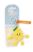 NICI 61806 breloczek cytryna z napisem „Good luck”, wierny towarzysz do plecaka lub torby, zawieszka do kluczy dla małych i dużych, 7 cm, żółty Nici