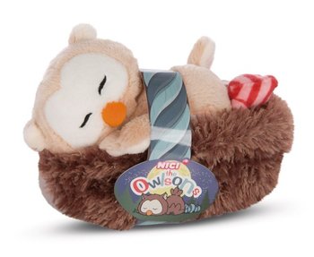 NICI Sowa Owluna 12 cm sleeping in nest - Nici