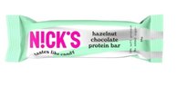 NICK`S Baton Protein Czekolada Orzech laskowy 50g Nick's