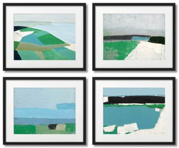 Nicolas De Stael Pejzaże Abstrakcyjne, Zieleń - DEKORAMA