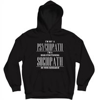 Nie Jestem Psychopatą Bluza Sherlock Holmes GILDAN