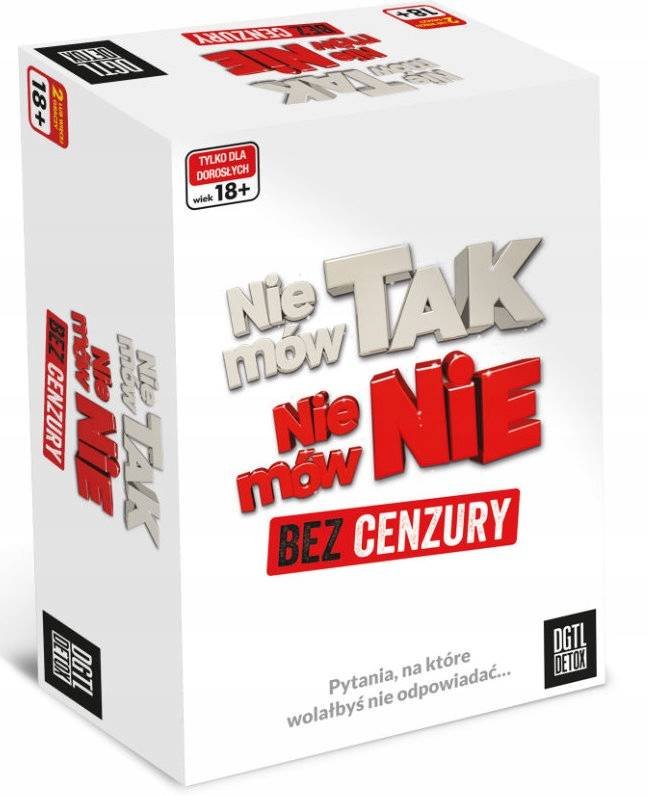 Nie mów TAK, nie mów NIE. Bez cenzury - imprezowa, gra planszowa, Epee