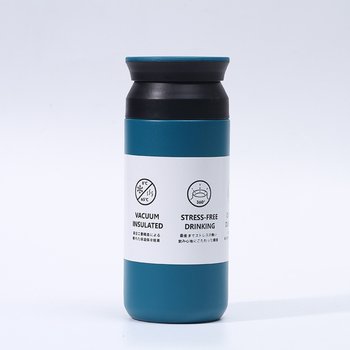 Niebieska, 350 ml, izolowana butelka na wodę ITO ze stali nierdzewnej z klonu, 350/480 ml, przenośny, szczelny, termiczny kubek podróżny do kawy - Inna marka