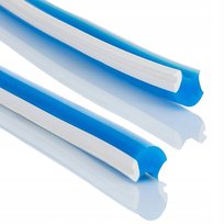 Niebieska Osłona Silikonowa 10x9mm Do Napisów Neonów LED Frez 8mm Na Metry